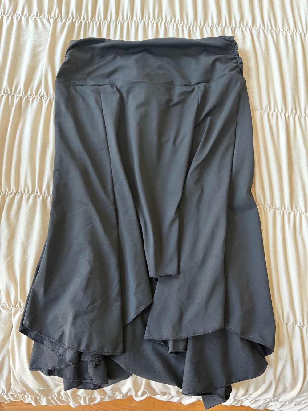 Black Women's Asymmetrical Skirt